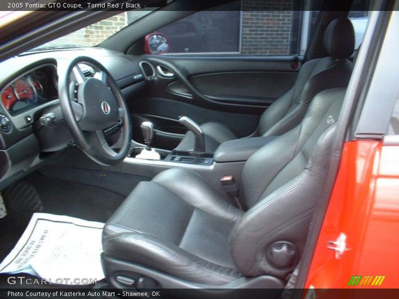 Torrid Red / Black 2005 Pontiac GTO Coupe