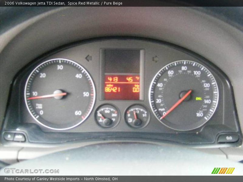 Spice Red Metallic / Pure Beige 2006 Volkswagen Jetta TDI Sedan