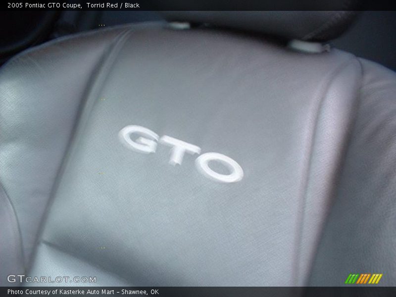 Torrid Red / Black 2005 Pontiac GTO Coupe