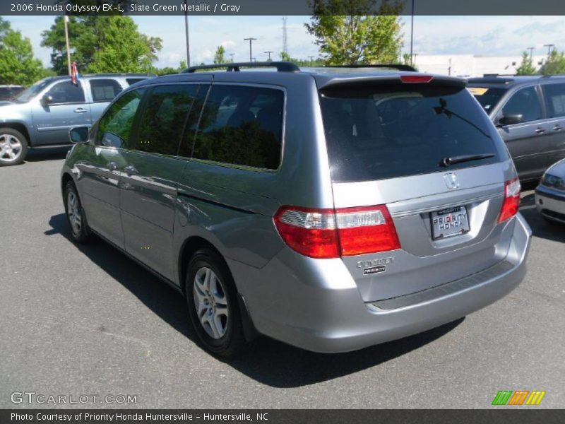 Slate Green Metallic / Gray 2006 Honda Odyssey EX-L