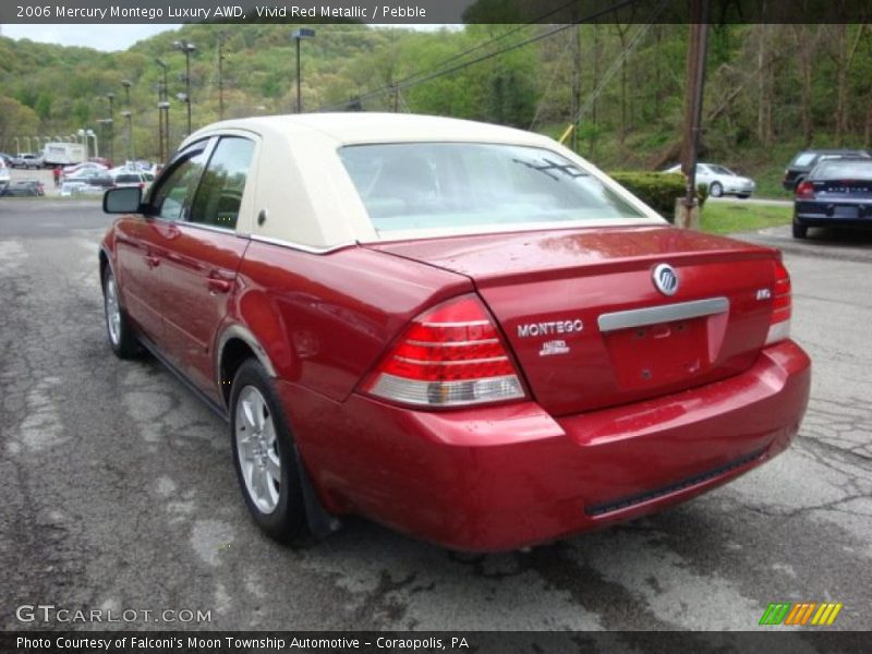 Vivid Red Metallic / Pebble 2006 Mercury Montego Luxury AWD