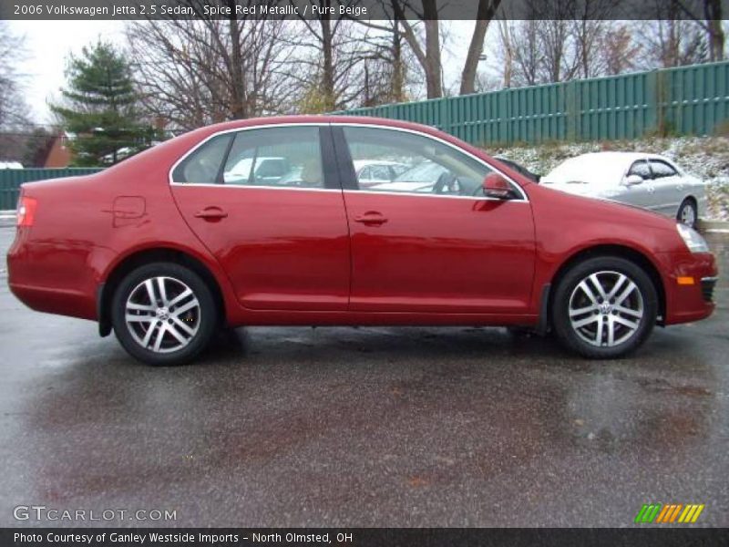 Spice Red Metallic / Pure Beige 2006 Volkswagen Jetta 2.5 Sedan