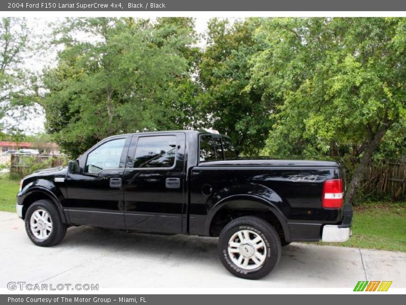 Black / Black 2004 Ford F150 Lariat SuperCrew 4x4