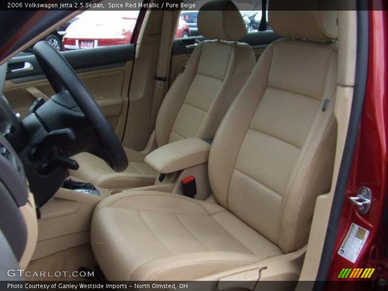 Spice Red Metallic / Pure Beige 2006 Volkswagen Jetta 2.5 Sedan