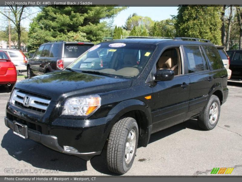 Formal Black / Saddle 2007 Honda Pilot EX 4WD