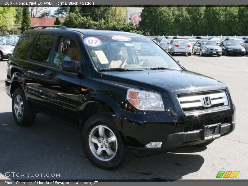Formal Black / Saddle 2007 Honda Pilot EX 4WD