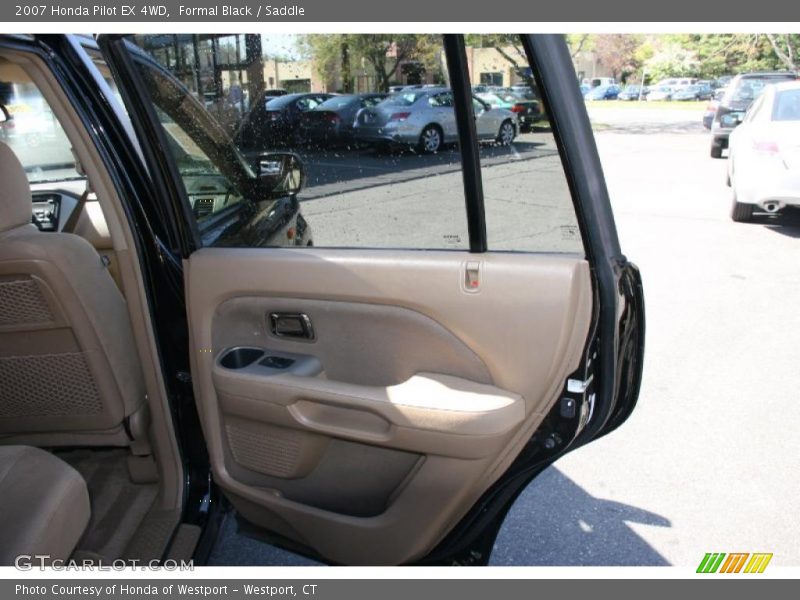 Formal Black / Saddle 2007 Honda Pilot EX 4WD