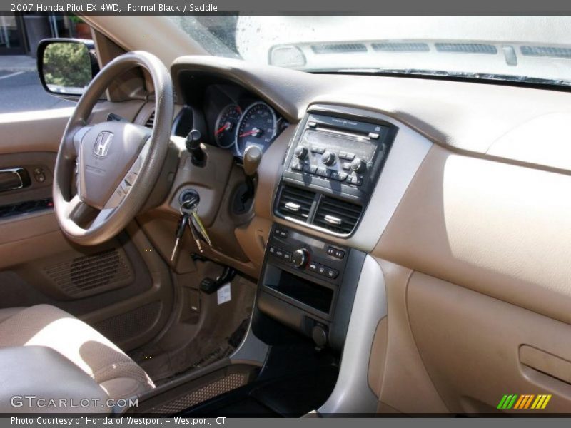 Formal Black / Saddle 2007 Honda Pilot EX 4WD