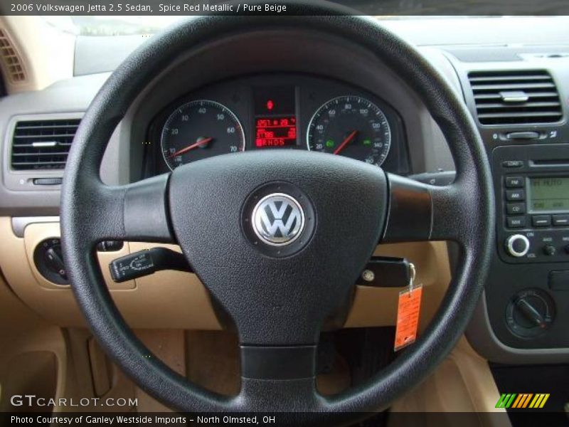 Spice Red Metallic / Pure Beige 2006 Volkswagen Jetta 2.5 Sedan