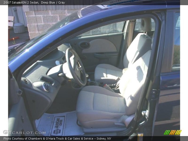 Deep Blue / Gray 2007 Saturn ION 2 Sedan