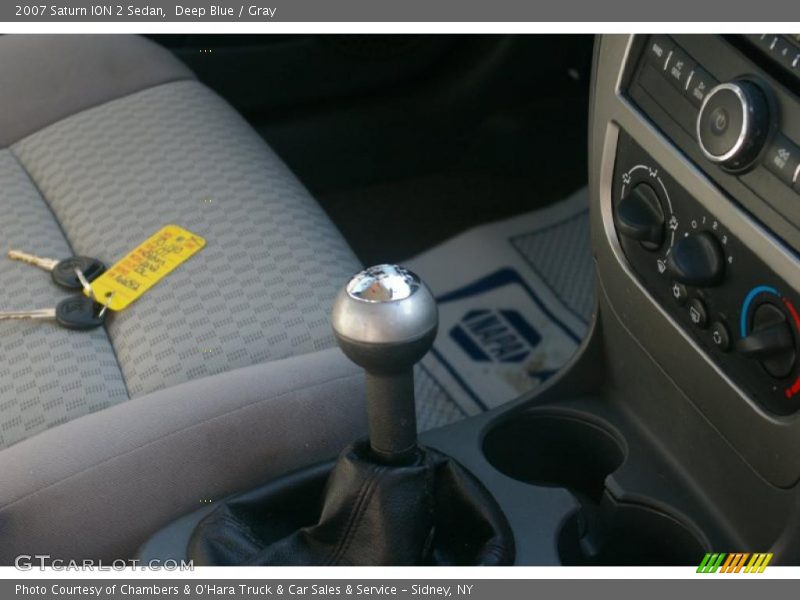 Deep Blue / Gray 2007 Saturn ION 2 Sedan