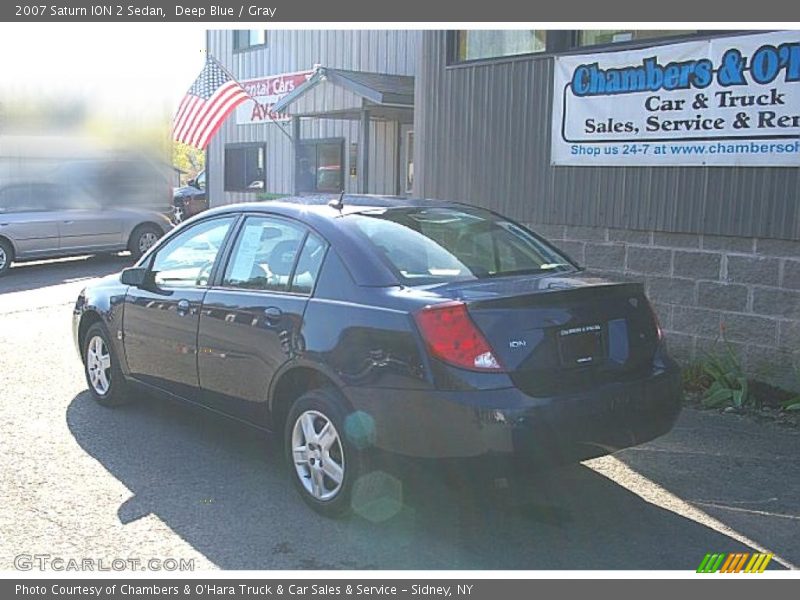 Deep Blue / Gray 2007 Saturn ION 2 Sedan