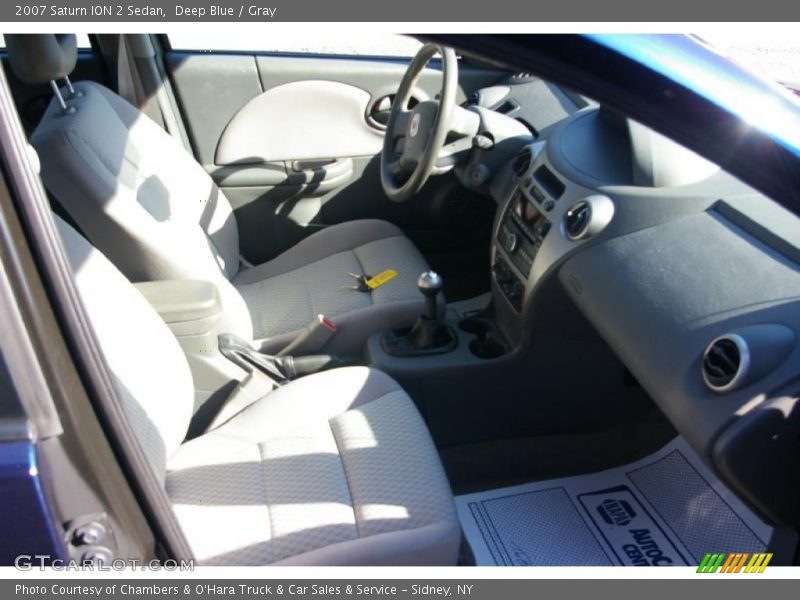 Deep Blue / Gray 2007 Saturn ION 2 Sedan