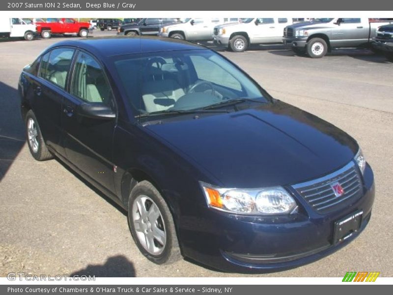 Deep Blue / Gray 2007 Saturn ION 2 Sedan