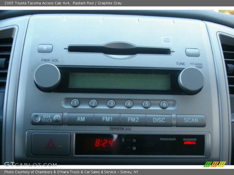 Radiant Red / Graphite Gray 2005 Toyota Tacoma Access Cab 4x4