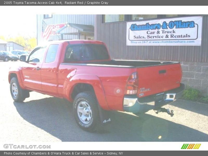 Radiant Red / Graphite Gray 2005 Toyota Tacoma Access Cab 4x4