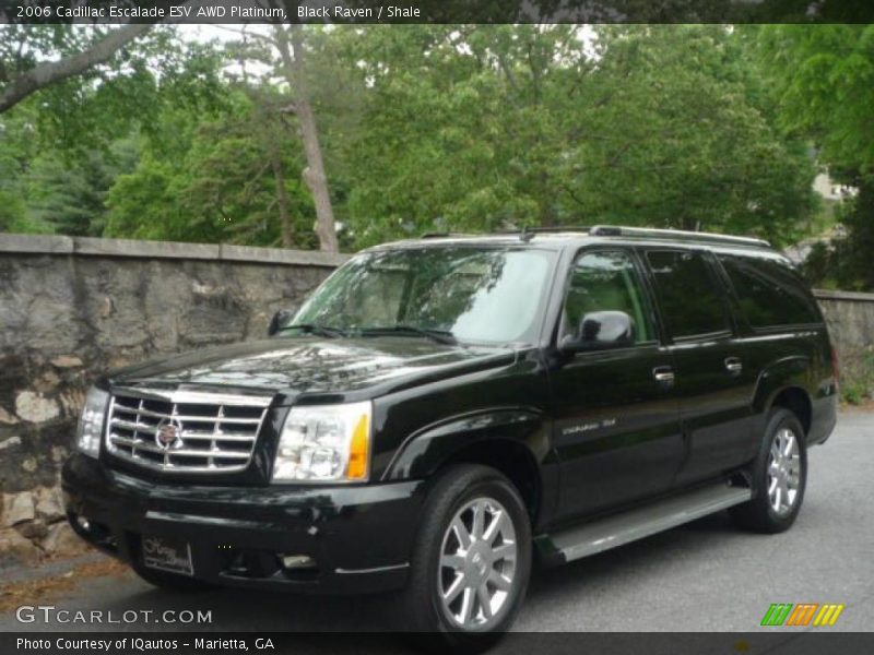 Black Raven / Shale 2006 Cadillac Escalade ESV AWD Platinum