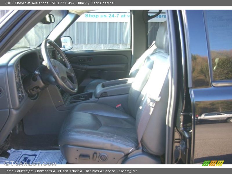 Black / Dark Charcoal 2003 Chevrolet Avalanche 1500 Z71 4x4