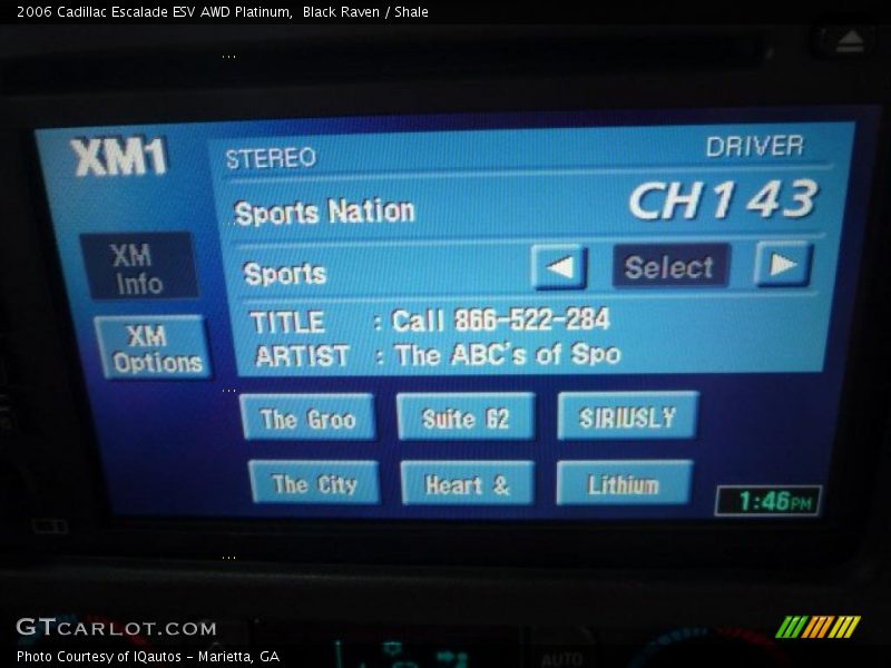 Black Raven / Shale 2006 Cadillac Escalade ESV AWD Platinum