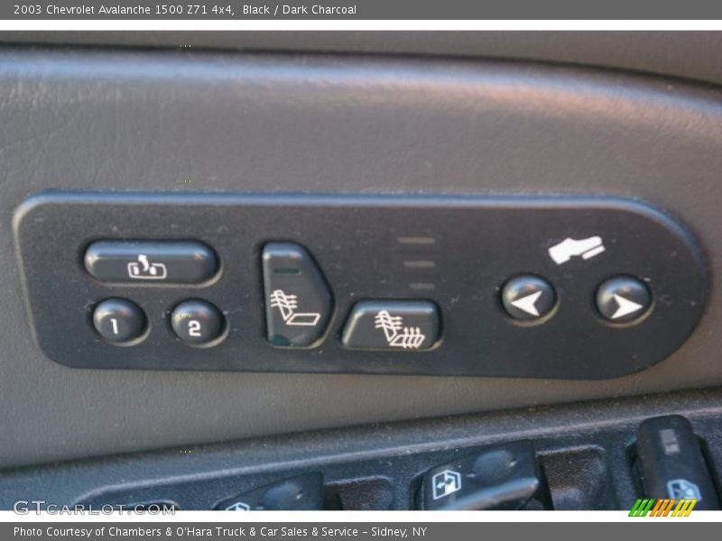 Black / Dark Charcoal 2003 Chevrolet Avalanche 1500 Z71 4x4