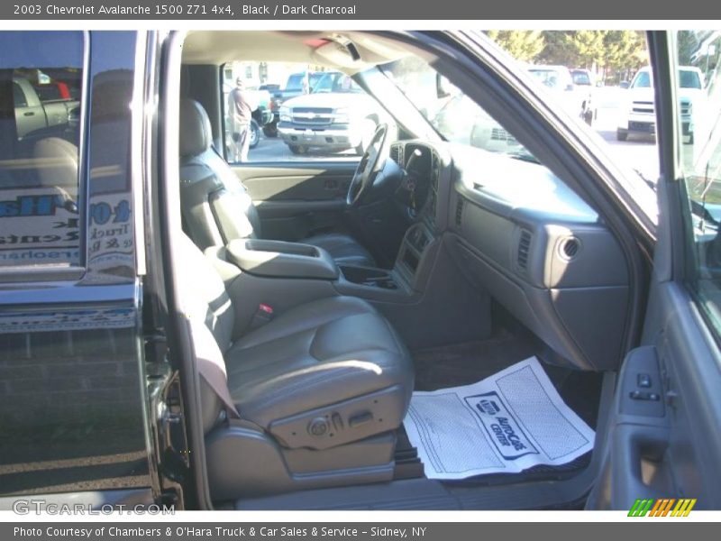 Black / Dark Charcoal 2003 Chevrolet Avalanche 1500 Z71 4x4