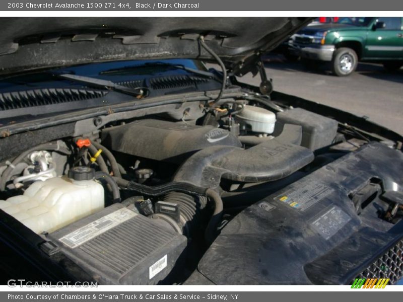 Black / Dark Charcoal 2003 Chevrolet Avalanche 1500 Z71 4x4