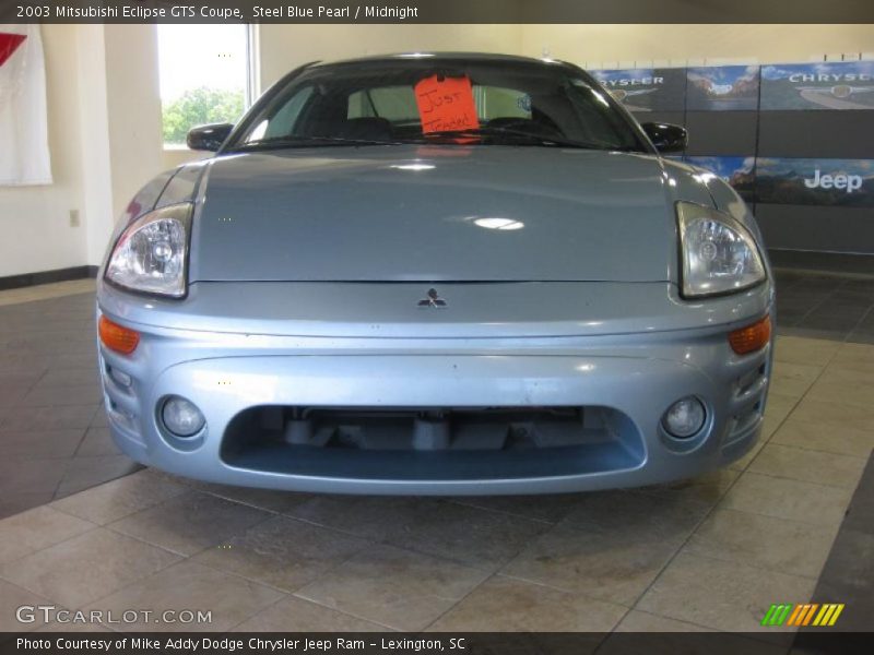 Steel Blue Pearl / Midnight 2003 Mitsubishi Eclipse GTS Coupe