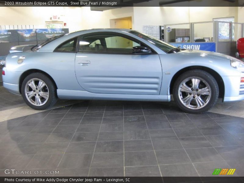 Steel Blue Pearl / Midnight 2003 Mitsubishi Eclipse GTS Coupe