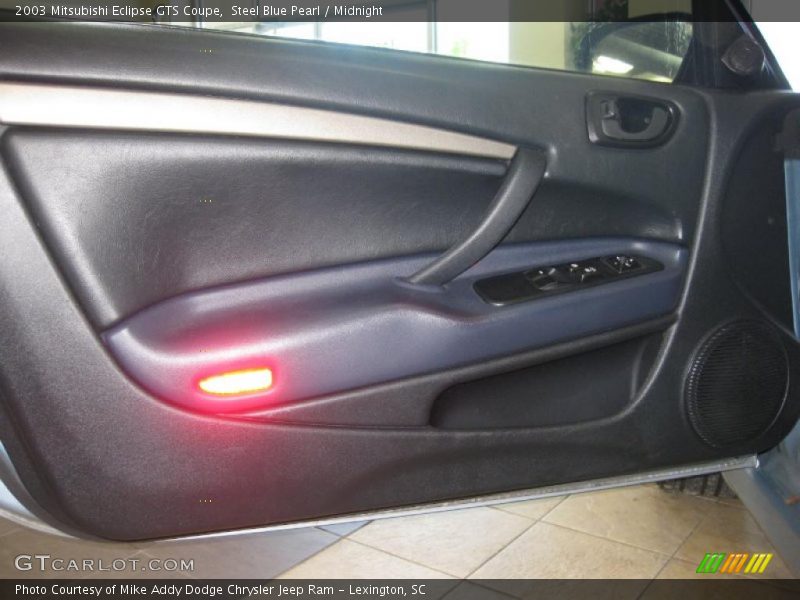Steel Blue Pearl / Midnight 2003 Mitsubishi Eclipse GTS Coupe
