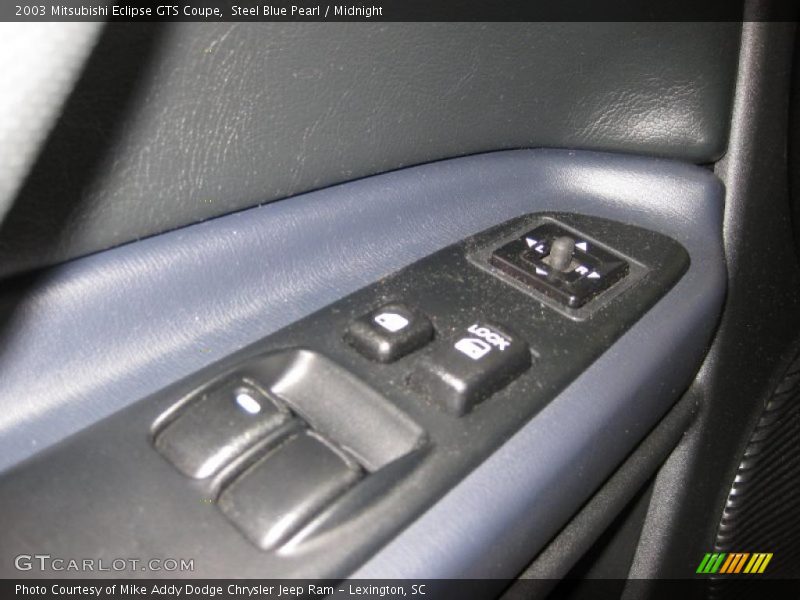 Steel Blue Pearl / Midnight 2003 Mitsubishi Eclipse GTS Coupe
