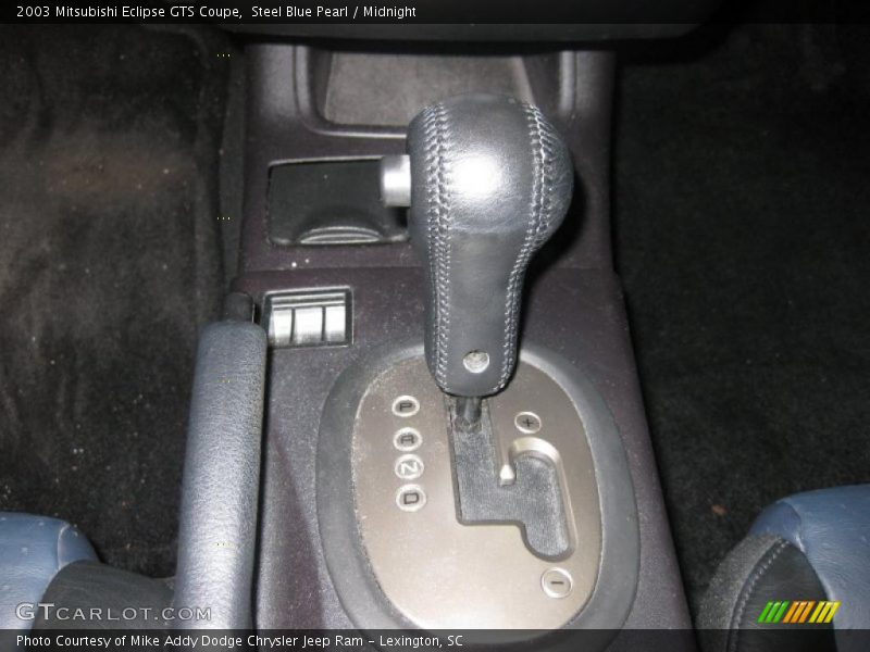 Steel Blue Pearl / Midnight 2003 Mitsubishi Eclipse GTS Coupe
