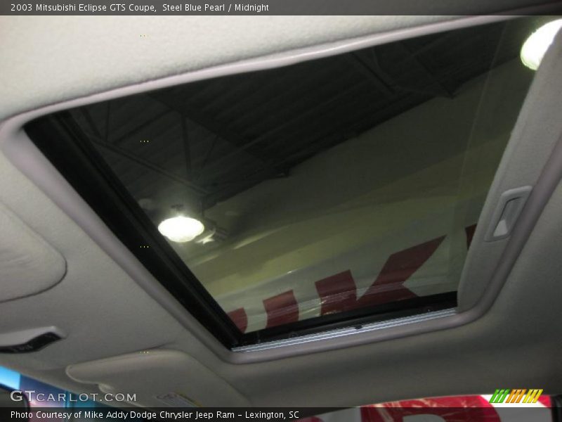 Steel Blue Pearl / Midnight 2003 Mitsubishi Eclipse GTS Coupe