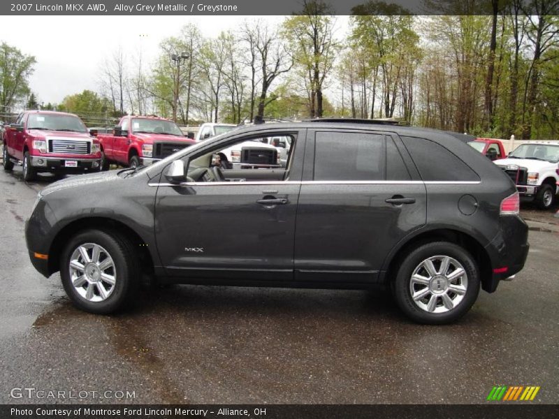 Alloy Grey Metallic / Greystone 2007 Lincoln MKX AWD
