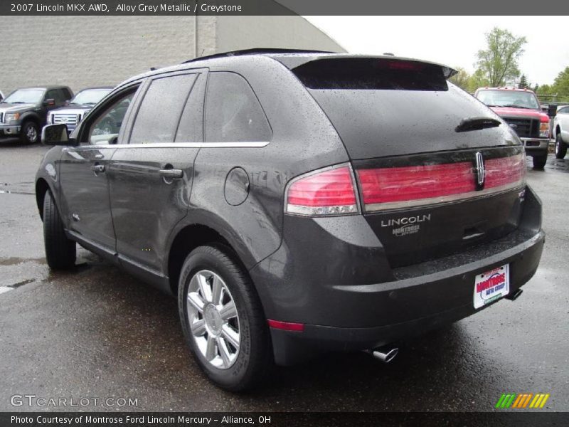 Alloy Grey Metallic / Greystone 2007 Lincoln MKX AWD