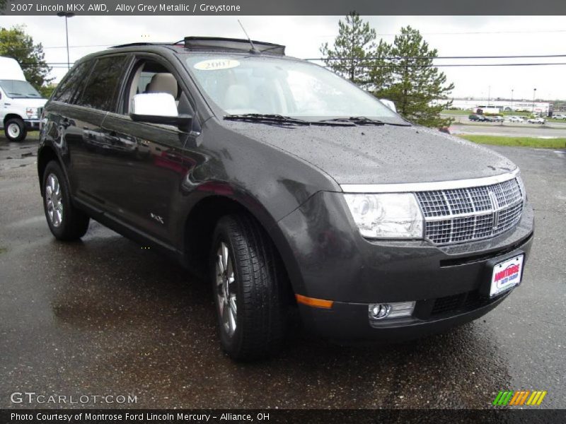 Alloy Grey Metallic / Greystone 2007 Lincoln MKX AWD