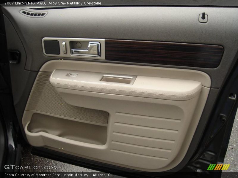 Alloy Grey Metallic / Greystone 2007 Lincoln MKX AWD