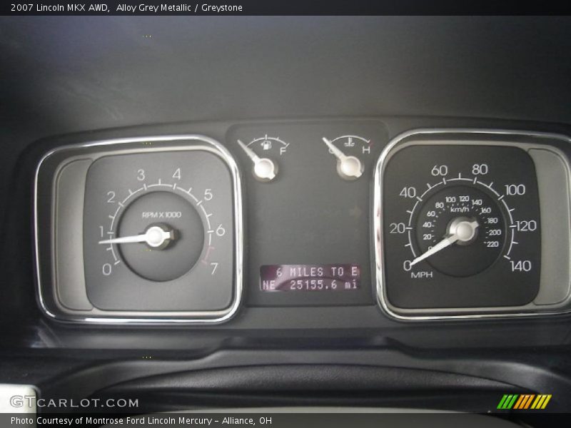 Alloy Grey Metallic / Greystone 2007 Lincoln MKX AWD