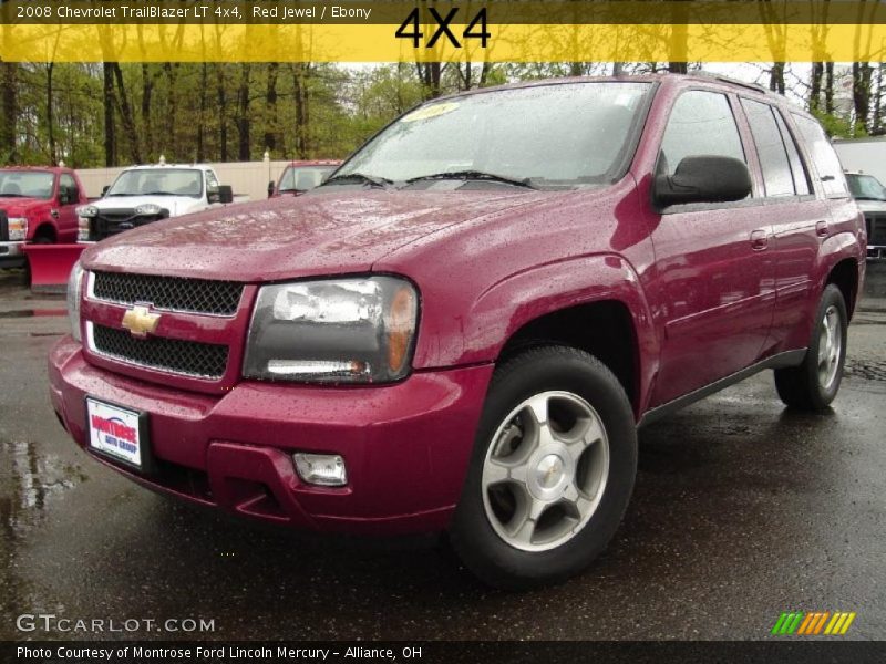 Red Jewel / Ebony 2008 Chevrolet TrailBlazer LT 4x4