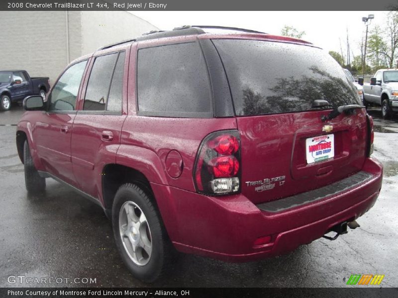 Red Jewel / Ebony 2008 Chevrolet TrailBlazer LT 4x4