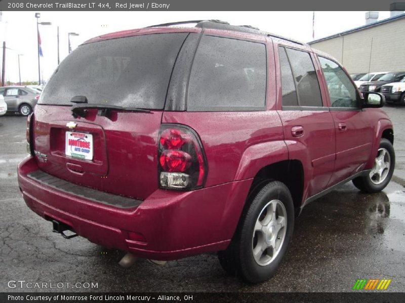 Red Jewel / Ebony 2008 Chevrolet TrailBlazer LT 4x4