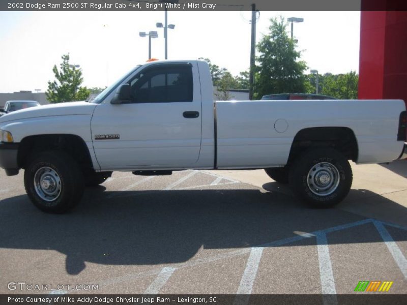 Bright White / Mist Gray 2002 Dodge Ram 2500 ST Regular Cab 4x4