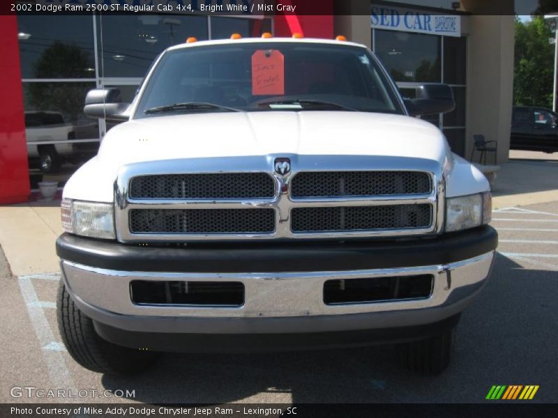 Bright White / Mist Gray 2002 Dodge Ram 2500 ST Regular Cab 4x4