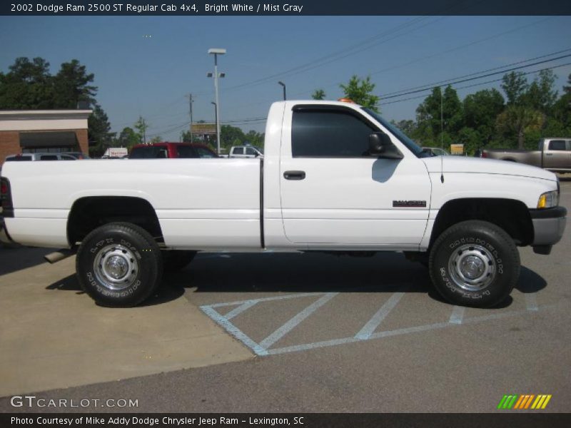 Bright White / Mist Gray 2002 Dodge Ram 2500 ST Regular Cab 4x4