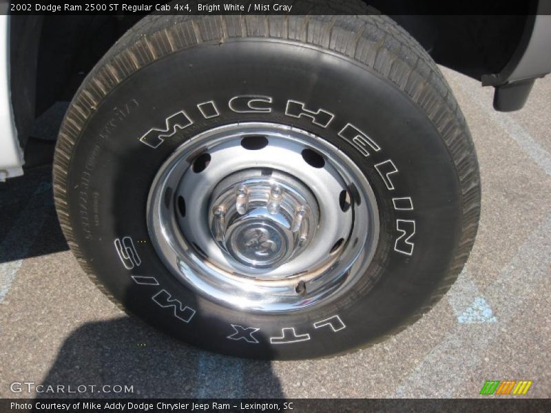 Bright White / Mist Gray 2002 Dodge Ram 2500 ST Regular Cab 4x4