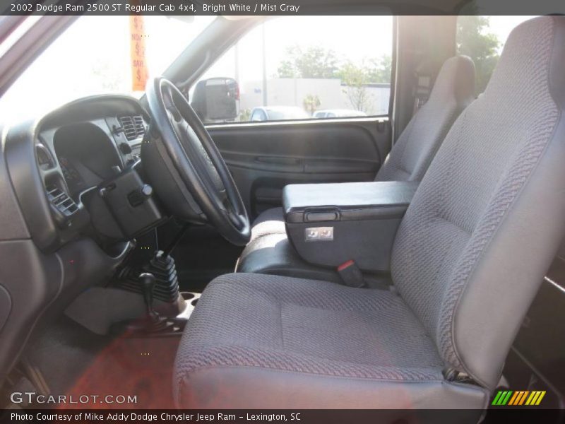 Bright White / Mist Gray 2002 Dodge Ram 2500 ST Regular Cab 4x4