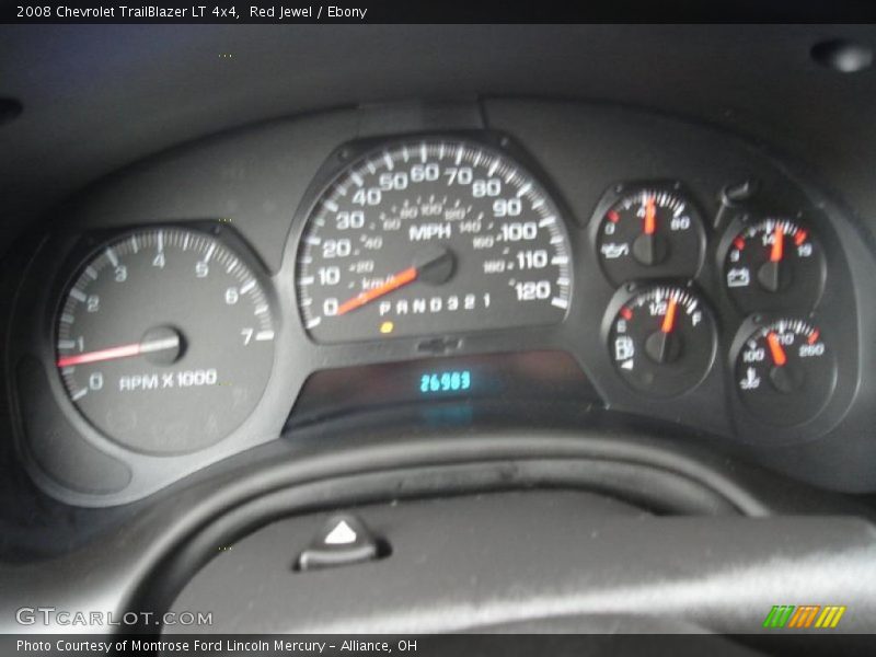 Red Jewel / Ebony 2008 Chevrolet TrailBlazer LT 4x4