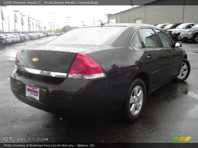 Mocha Bronze Metallic / Neutral Beige 2008 Chevrolet Impala LT