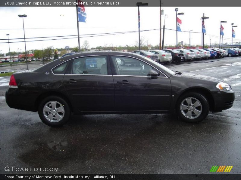 Mocha Bronze Metallic / Neutral Beige 2008 Chevrolet Impala LT