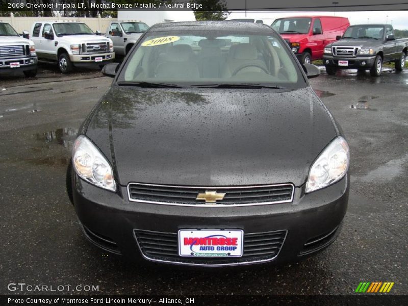 Mocha Bronze Metallic / Neutral Beige 2008 Chevrolet Impala LT