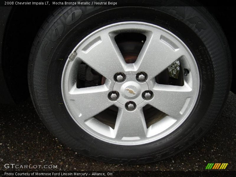Mocha Bronze Metallic / Neutral Beige 2008 Chevrolet Impala LT